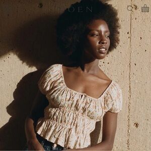 Doen Adie Top Alabaster Countryside Calico Large